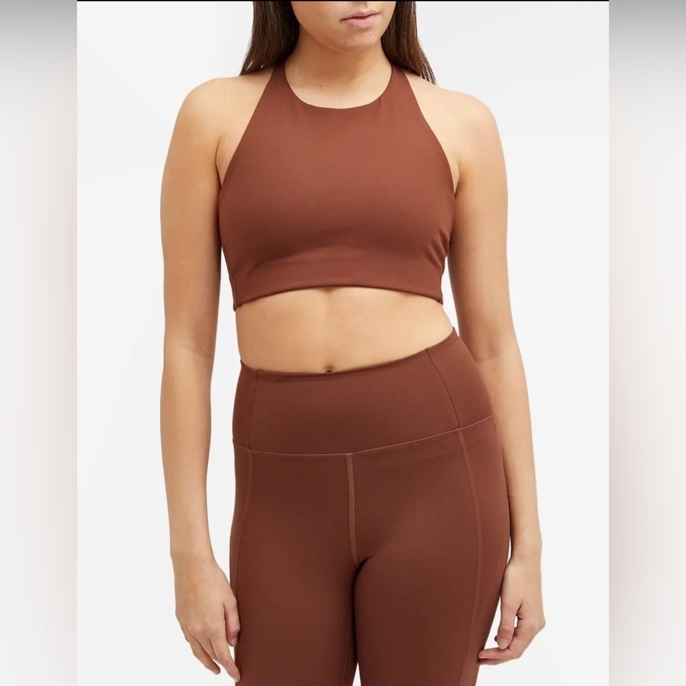 Girlfriend Collective TOPANGA BRA, Size XS, Color: Earth